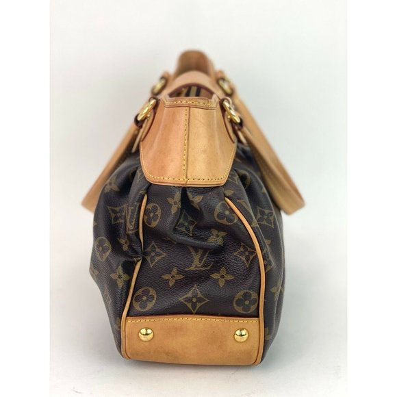 Louis Vuitton Handbag BOETIE PM Monogram Brown Canvas Hobo Tote Bag - Picture 4 of 12